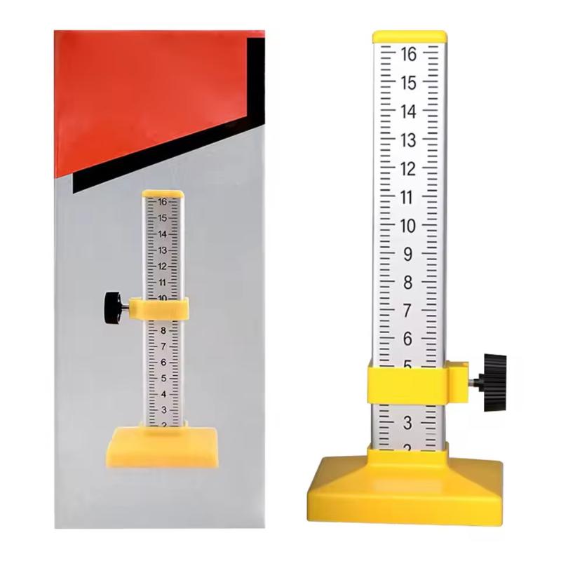 High Precision Aluminum Alloy 0-160mm Engineer's Ruler with Adjustable Horizontal Bubble Tile Leveling