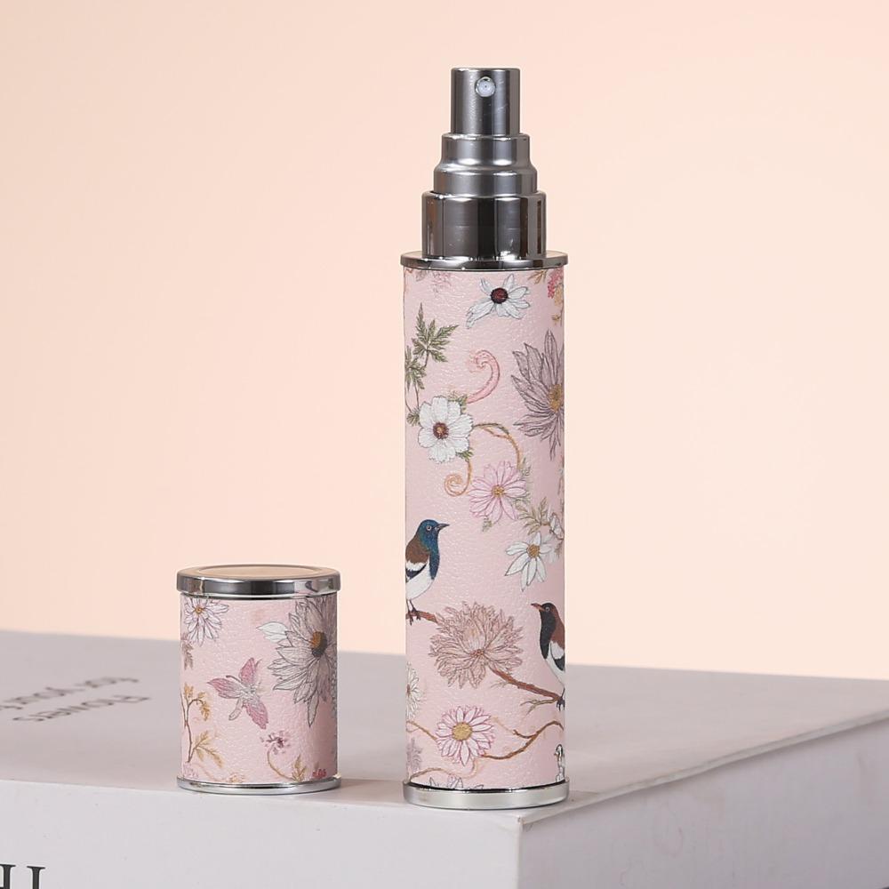 Mini-Parfümflasche aus Leder, nachfüllbarer Parfümzerstäuber für Reisen, Kosmetikspender