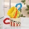 High Temperature Resistant Animal Texture Single Cup Milk Cup Cute Ceramic Cup Souvenir Niche Simple Mug High Appearance