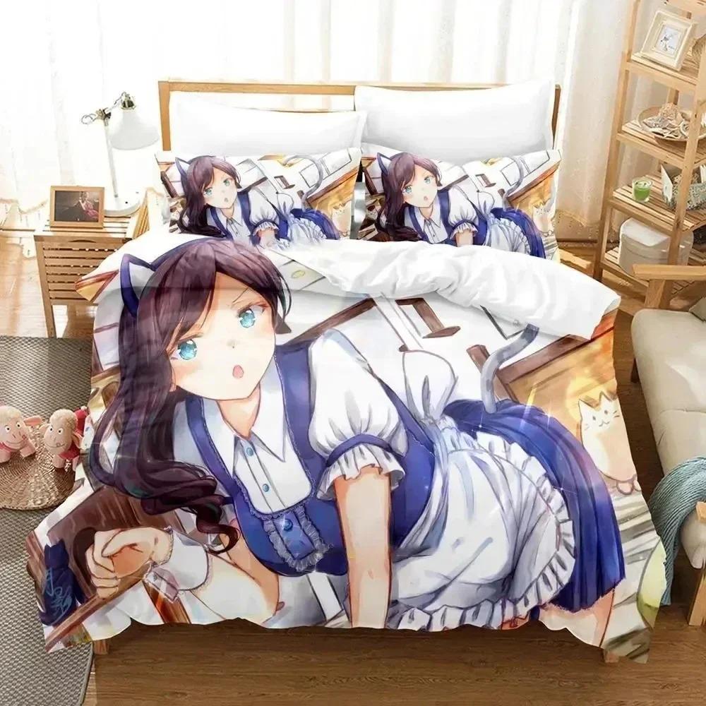 Anime Shoujo Kageki Revue Starlight Beding Set Bedrom Soft Modern Bedspreads Comefortable Soft Duvet Cover Comfortable Quilt Cover Pilowcase