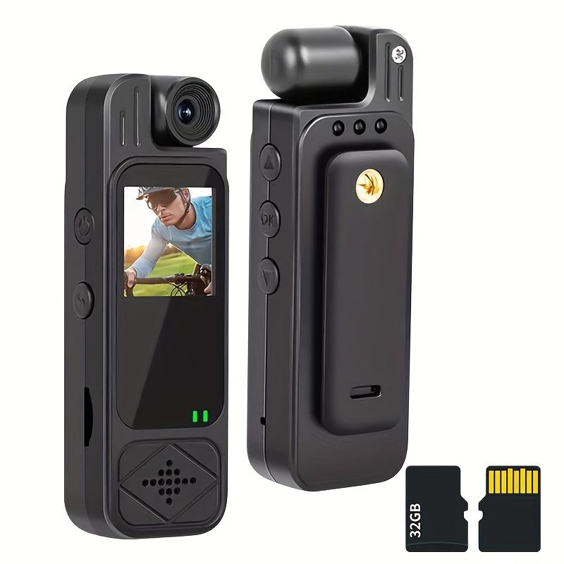 Full HD 1080P Mini Body Camera Body Mounted Camera Night Vision Digital Video Recorder 1.3'' Bodycam Worn Police Camera