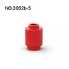 20 Pezzi Pezzi MOC 3062 Mattoncino Rotondo 1 x 1 Stud Aperto Mattoncini Compatibili Assemblaggio Fai da Te Blocchi da Costruzione Particella Giocattolo per Cervello Bambino Regalo