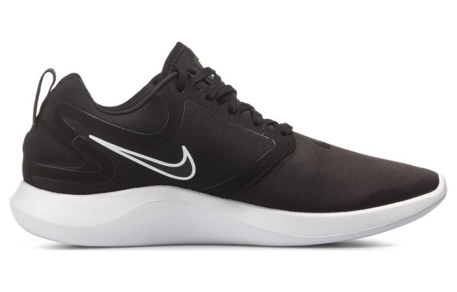 Nike Lunarsolo Cushioning Breathable Cushioning Breathable Low top Running Shoes Men's Black White AA4079-001
