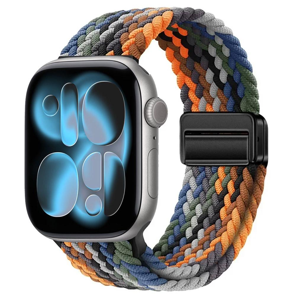 Nylon Strap for Apple Watch 11 10 46mm 42mm/Ultra 3 2 1 49mm Magnetic buckle Wristband iWatch 9 8 7 6 5 4 SE 45mm 44mm 41mm 40mm