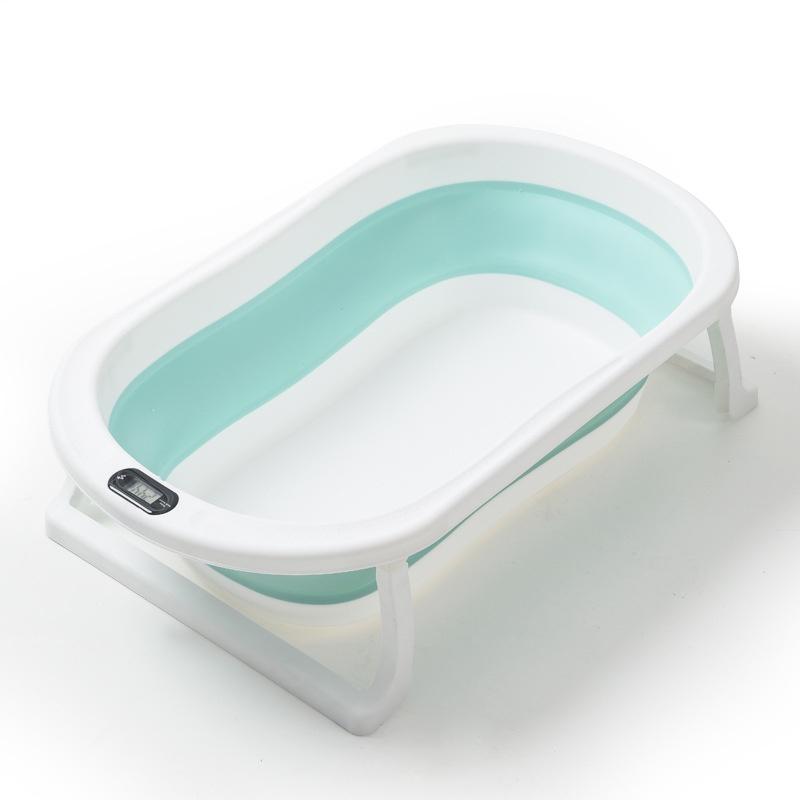 Vaschetta da Bagno Pieghevole per Bambini sdraiati Elettronica con Temperatura Universale Vasca da Bagno Sovradimensionata Articoli per Neonati Vasca da Bagno per Bebè