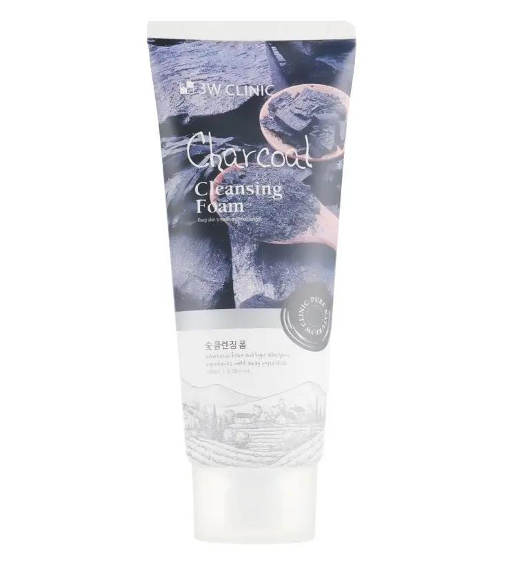 

Глубоко очищающая пенка для сужения пор Charcoal Cleansing Foam 3W Clinic 100 мл