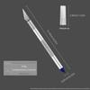 Blue Core Aluminum Alloy Art Engraving Knife for Students - Ideal for Paper Cutting, Wood, Rubber Stamps, and Metal Engraving