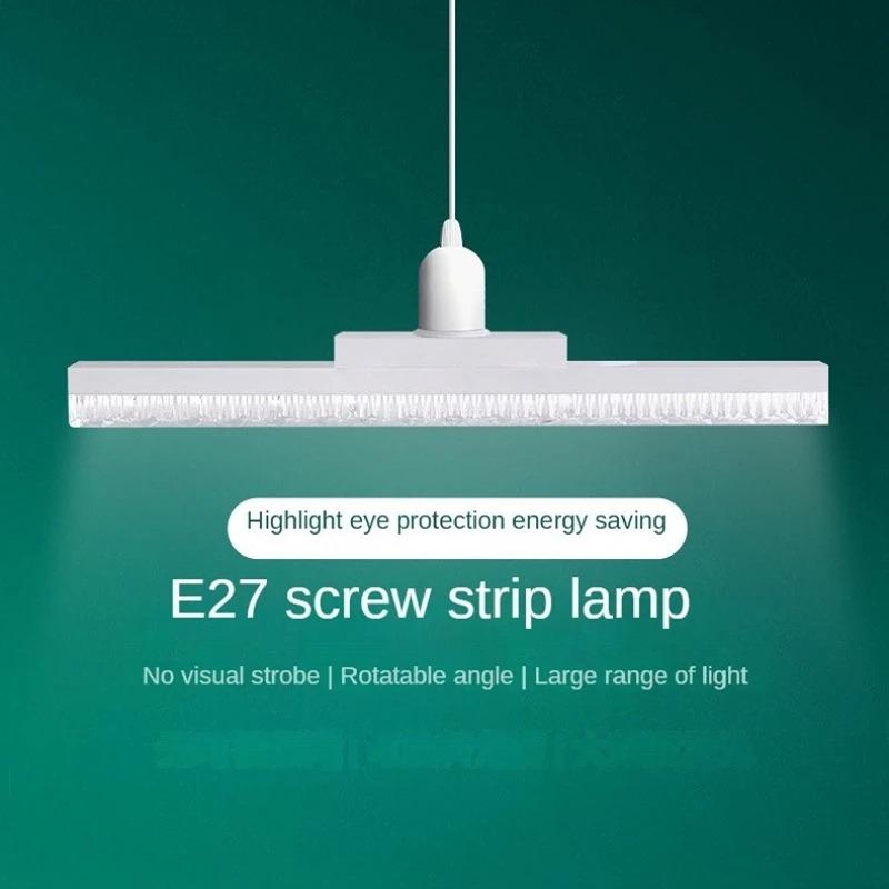 E27 Led Strip Light Bulb Super Bright Screw Ceiling Lamp Household High Power Brightness Long Crystal Bulb Light 18W/24W