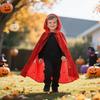 Children And Adults Halloween Party Cape, Horror Witch Role-playing Costume, Death Cape, Unisex.