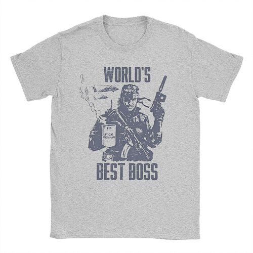 Men Women MGS1 Solid Snake Game T Shirt Metal Gear Cotton Tops Funny Short Sleeve O Neck Tees Classic T-Shirts