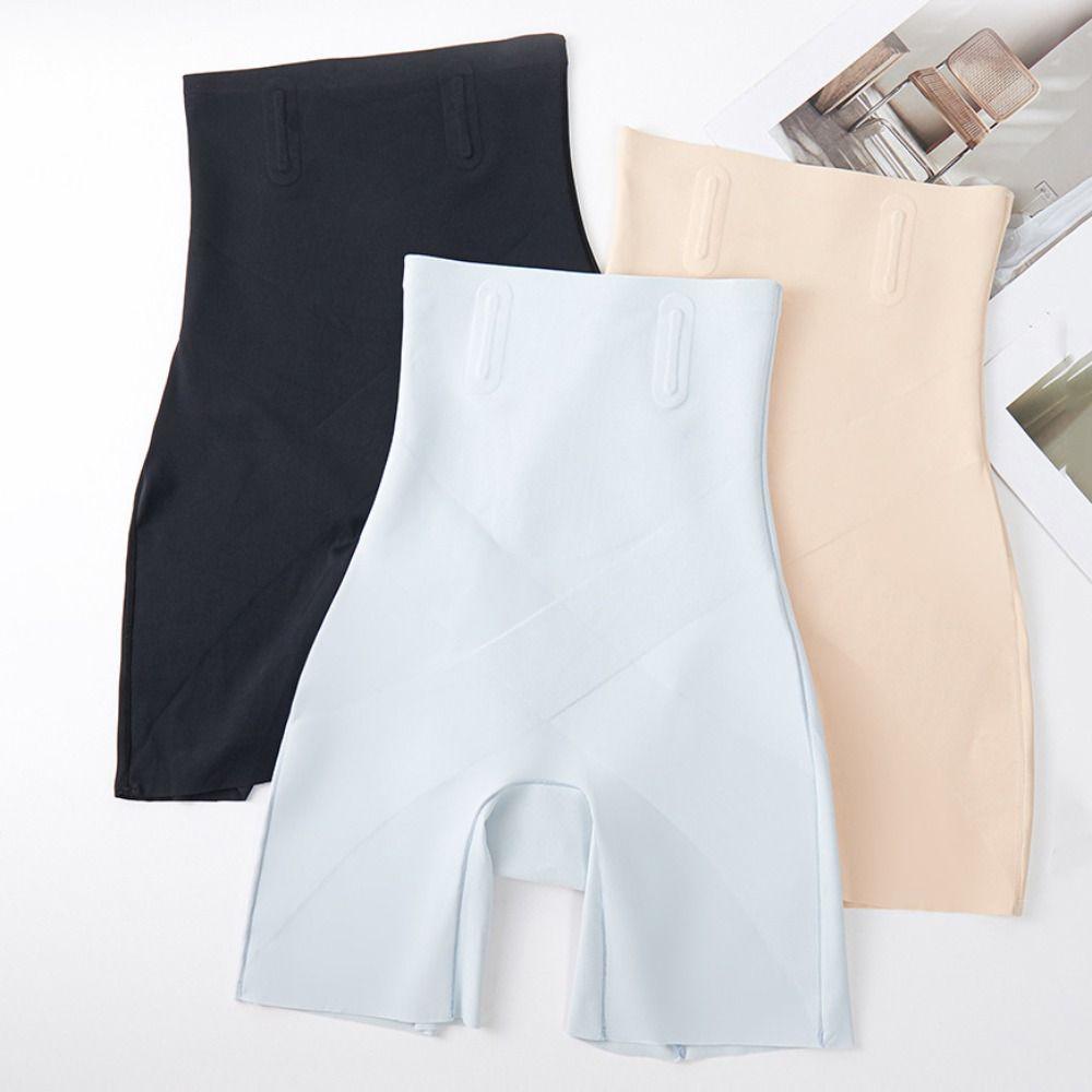 High Waist Butt Lift Shaper Thin Tummy Control Briefs Casual Slimming Seamless Panties  Women
