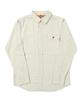 Viera Plain Long Sleeve Natural [CLIFFE MAYER] Shirt, Men's, Medium,