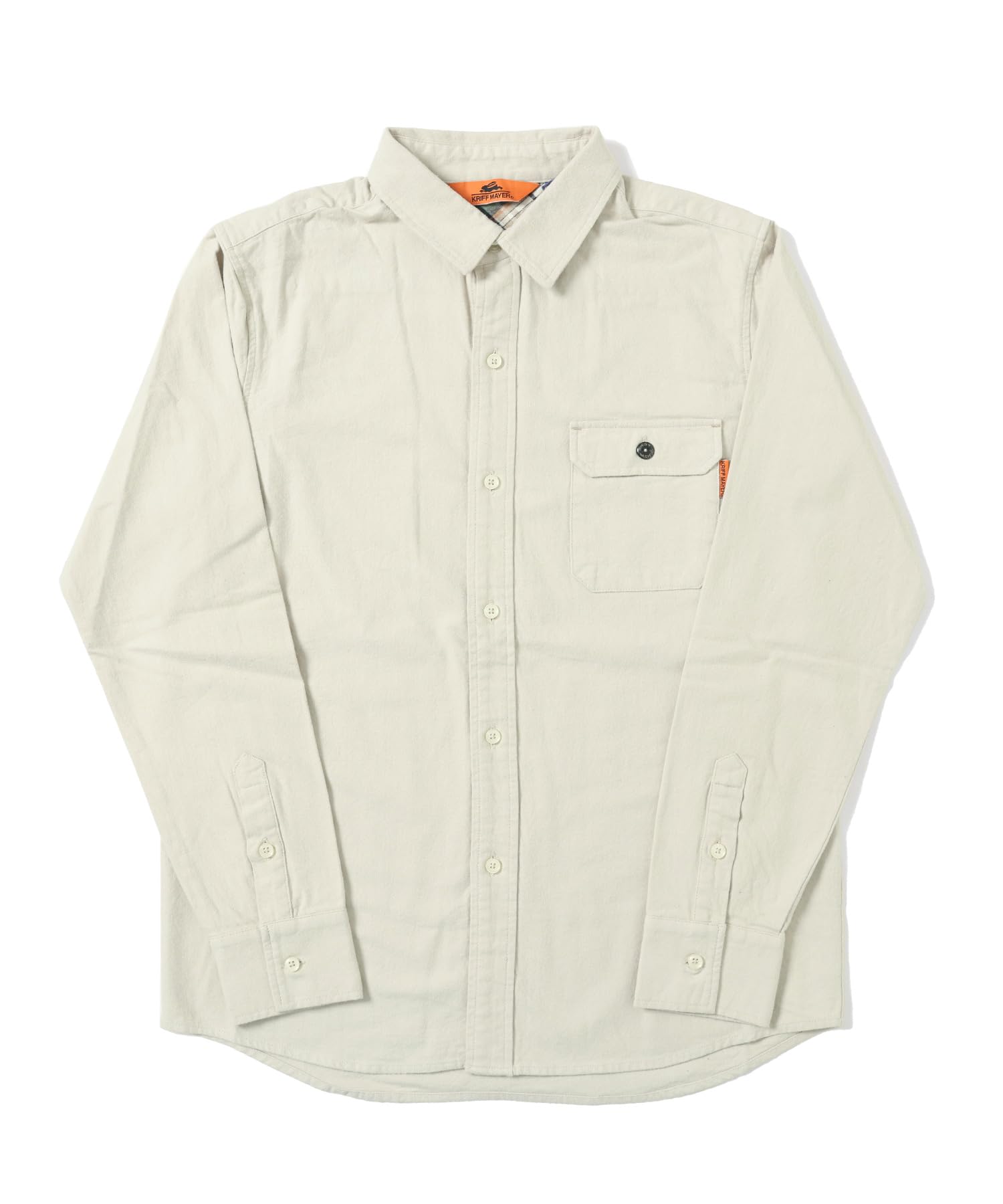 

Рубашка Viera однотонная с длинным рукавом натурального цвета [CLIFFE MAYER], мужская, средняя,