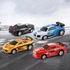 4 Colors Rc Car Can Box Car Creative Mini Rc Car Radio Remote Control Light Micro Racing Car Toy For Boys Kids Gift