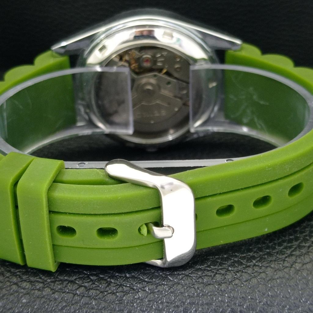 REFURBISHED SEIKO 5 AUTOMATIC 6309A JAPAN MENS VINTAGE GREEN WATCH a441627-1 Sk-a441627