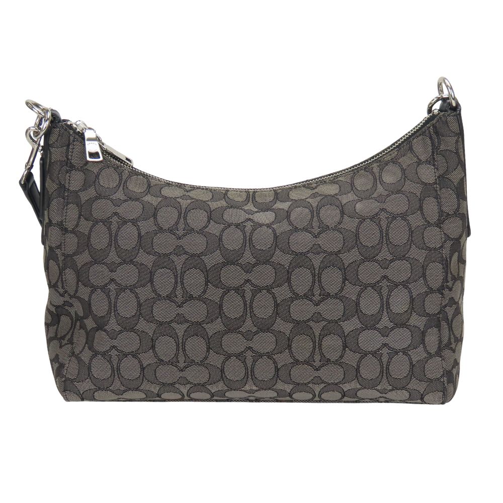 Used COACH Shoulder Bag Signature F54936 Canvas/leather Gray Black Casual