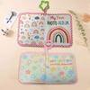 Soft Fabric Baby Photo Album Safe Strong Oxford Bohemian Rainbow Style Memory Book Colorful for Infants Children Use