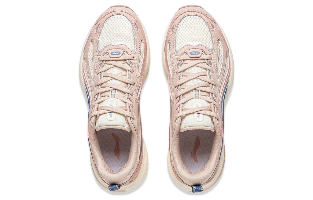 Women's Sneakers Li-Ning Li Ning Fuyao V2 Cushioning Slip Resistant Abrasion Resistant Low top Running Shoes