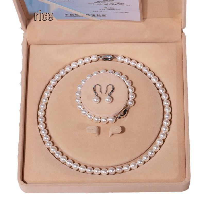 Mother-of-Pearl Shell Bead Necklace for Women - Perfect Mother's Day Gift