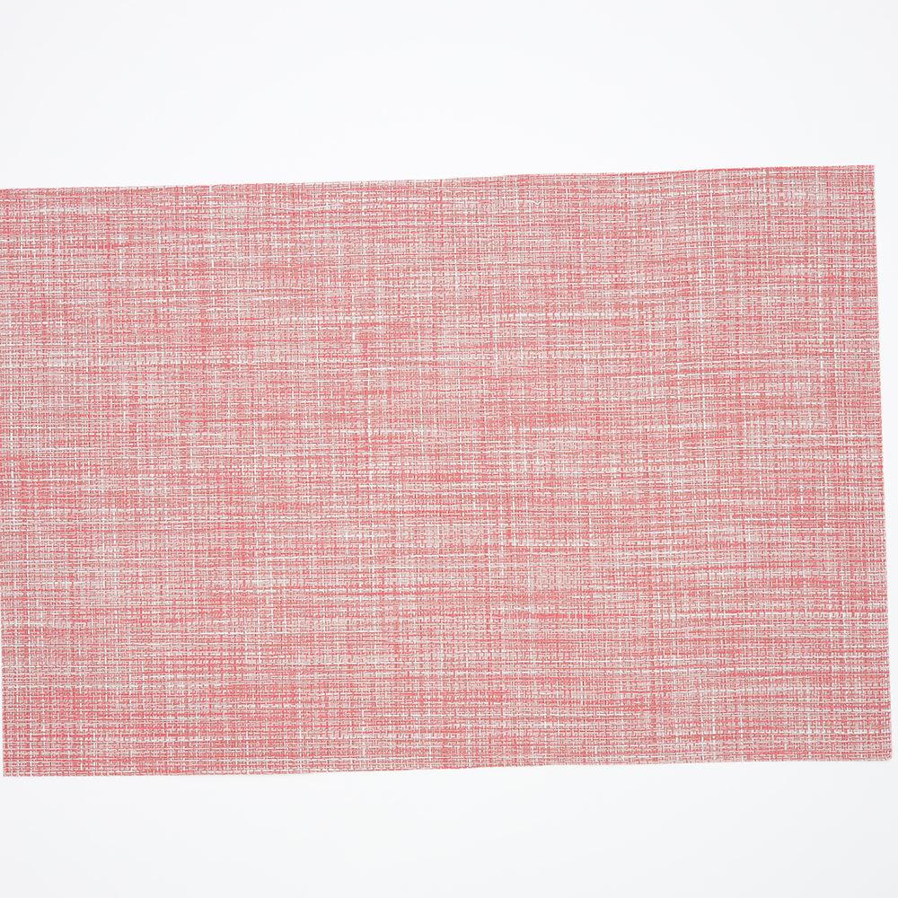 2/4PCS Placemats Washable Easy To Clean Vinyl Dining Table Pads Durable PVC Weave Table Mats Coasters Banquet Party Home Decor