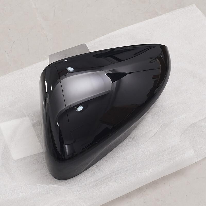 Gloss Black Side Wing Mirror Cover Cap Replacement For Ford Focus 2019-2024