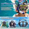 Professional Big Frame Adults Swimming Goggles with Nose Cover Anti Fog Wide View Swimming Gear for Man Woman Glasses Goggles