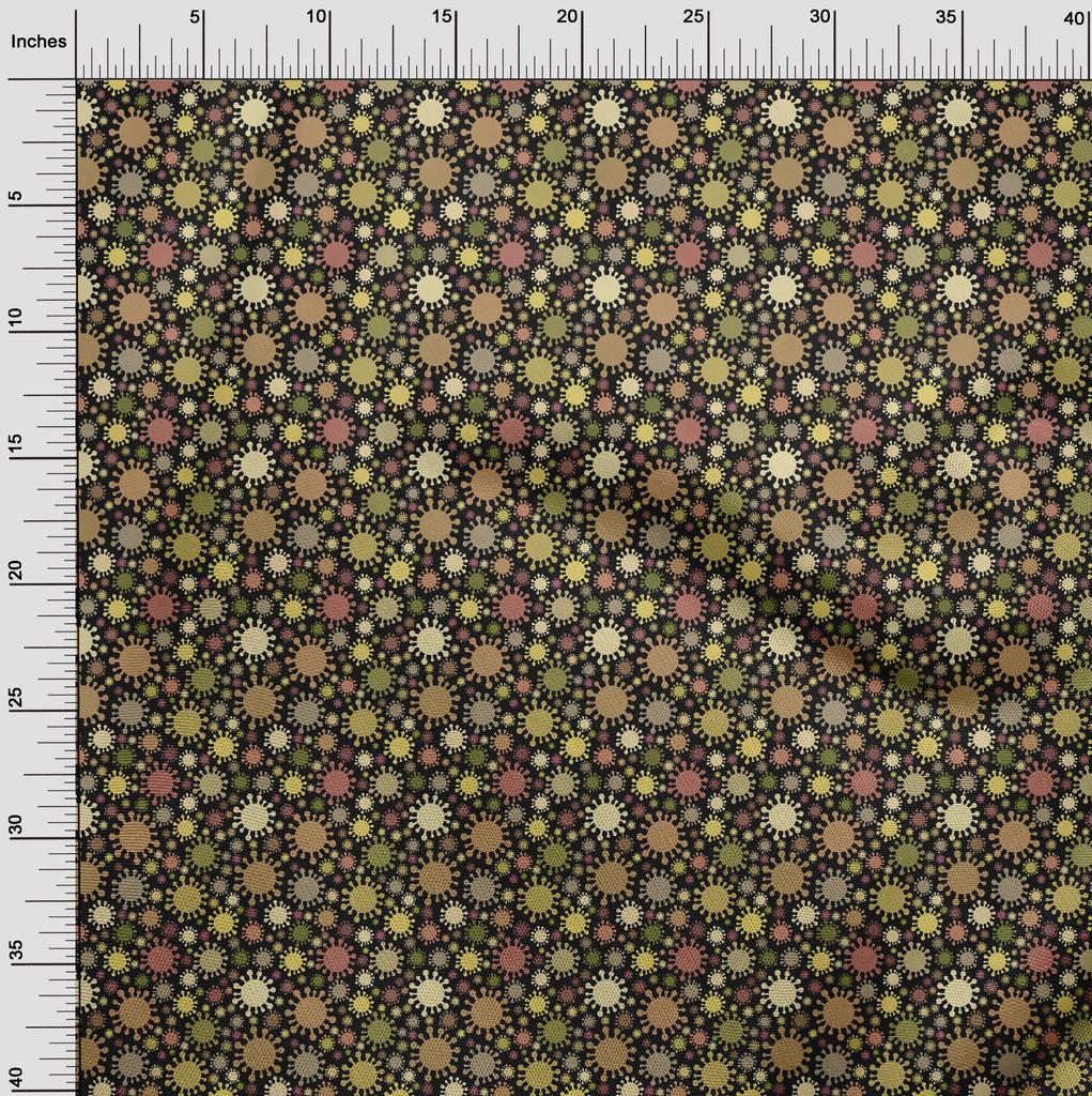 oneOone Cotton Flex Lime Green Fabric Medical Craft Projects Decor Fabric Printed By The Yard 40 Inch
