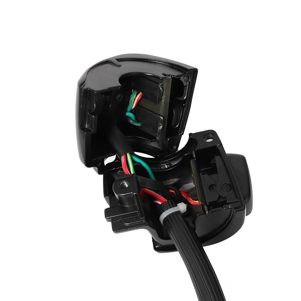 1"25mm Handlebar Control Switch Motorcycle Motorbike Turn Signal Switches Button With Wiring Harness Black/ Chrome For Harley