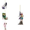 Vibrant Burton Tim Nightmare Before Christmas Acrylic Decoration Set With Jack Friends And