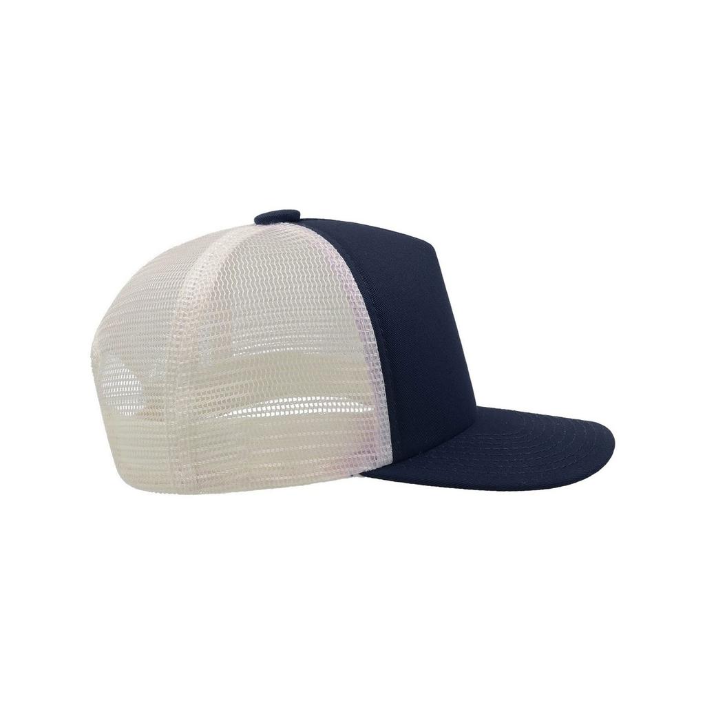 Atlantis Record Mid Visor 5 Panel Trucker Cap (Pack of 2)