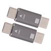 2Pcs USB C Male to Male Adapter 8K 40Gbps 100W Fast Charging Alloy Compact Mini USB C Adapter Connector for PCs