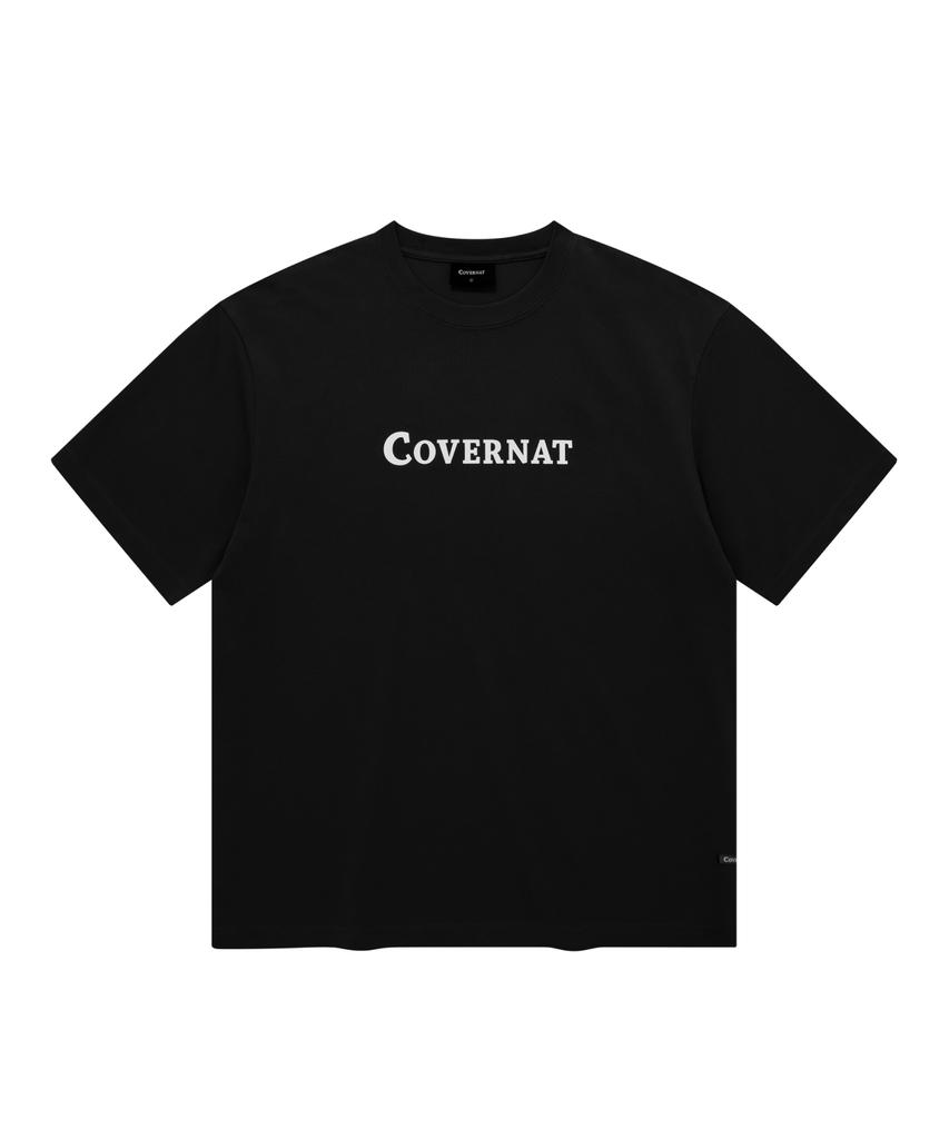 COVERNAT Center Logo T-Shirt Black