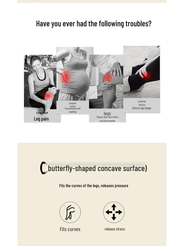 Almofada Lateral Removível e Lavável para Pernas para Idosos e Mulheres Grávidas