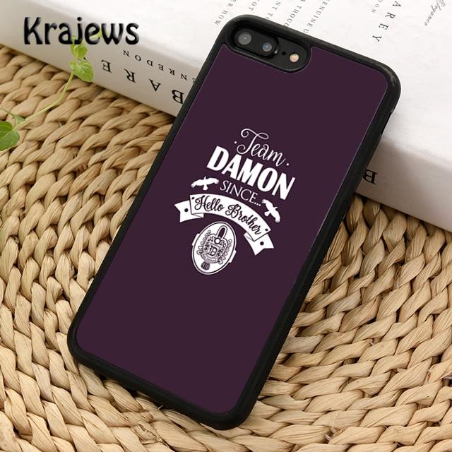 Krajews A Little Bit of Damon Vampire Diaries Phone Case For iPhone 17 Air 16 15 14 Plus 11 12 13 Pro Max Coque Fundas