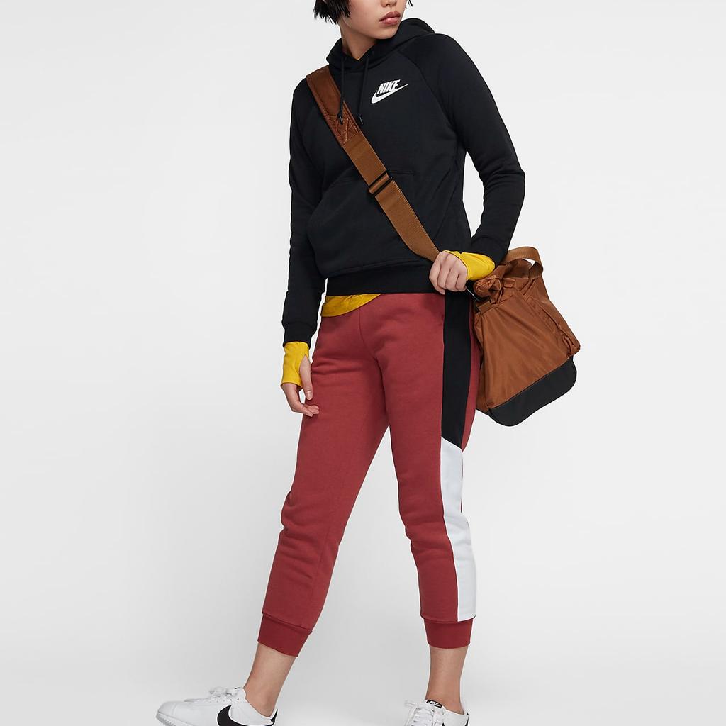 Nike Logo Letter Hoodie Women hoodies Black CW6419-010