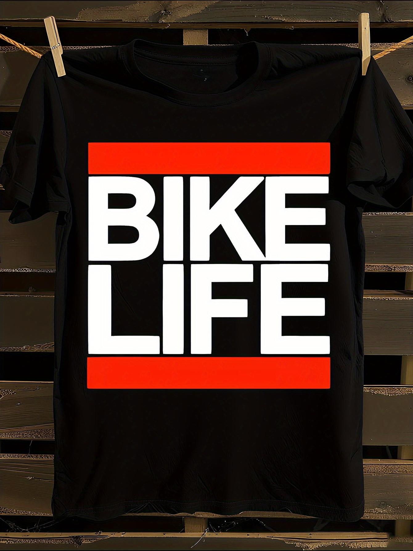 Bike Life Bold Biking Graphic Tshirt S