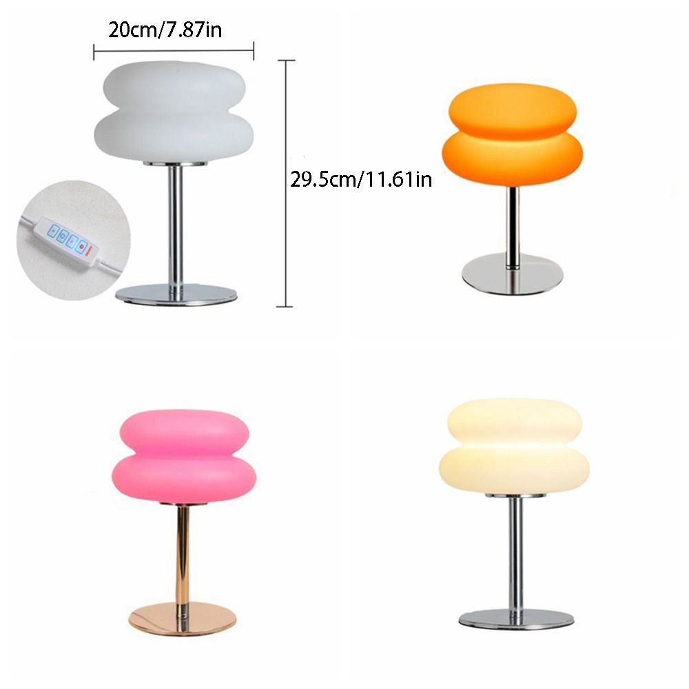Trichromatic Dimming LED Table Lamp USB Plug Night Light Energy Saving Ambient Light  Nursery