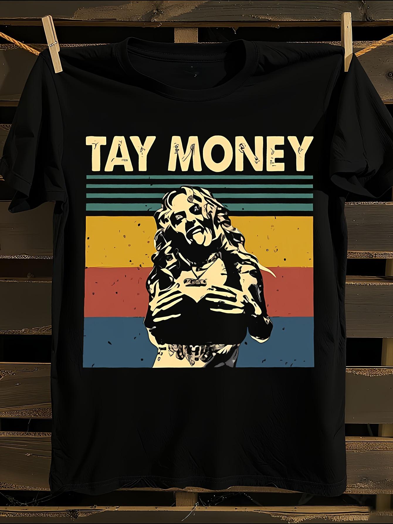 White Vintage Tshirt Vintage Tay Money Tshirt XXL