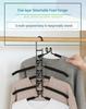 Magic Multi-layer Non-slip Clothes Hanger Rack for Wardrobes