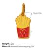 Adorable DIY Food Charm Set: French Fries & Cola Pendants for Women
