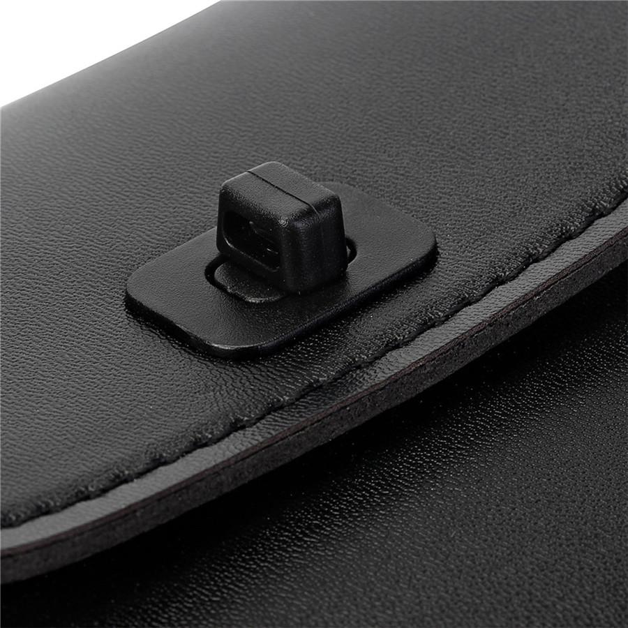 Universal Motorcycle PU Leather Front Handlebar Tool Bag Luggage Saddle Bags