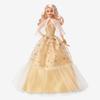 Barbie®-barbie Merry Christmas 2023-doll Golden Dress and Blonde Hair Hjx04