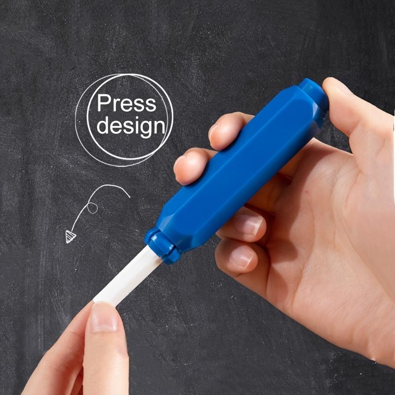 4pcs Magnetic Chalk Holders - Non-Toxic Chalk Organizer with Magnetic Base - for Classroom, Office, Home-Teachers, Students