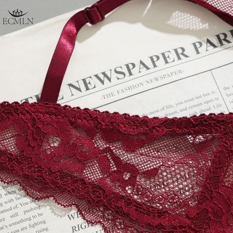 Lenjerie de corp sutien push-up cu dantelă pentru femei Sexy Sutien moale cu armătură Ultrafin Confortabil Respirabil Sutien