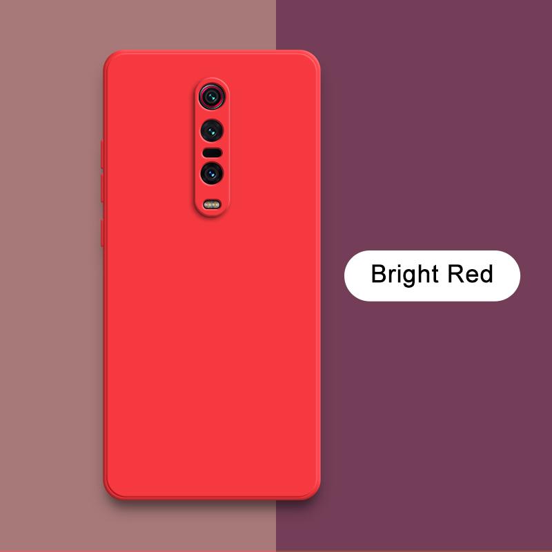 

Квадратний рідкий силіконовий чохол для Xiaomi Mi 9T Redmi K20 Pro Camera Lens Protective Soft Cute Phone Back Cover Mi9T 9TPro Xiaomi Mi 9T Pro яскраво-червоного кольору