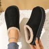 Women Fluffy Slippers Winter Boots Indoor Thick Sole Women Shoes Anti-Slip  Warm Unisex Slippers Cotton Slides Women