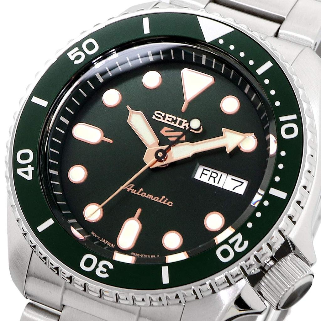 [SEIKO] SEIKO 5 SPORTS SKX Sports Style Automatic Mechanical Limited Distribution Model Watch Men's Seiko Five Sports SRPD63 Green