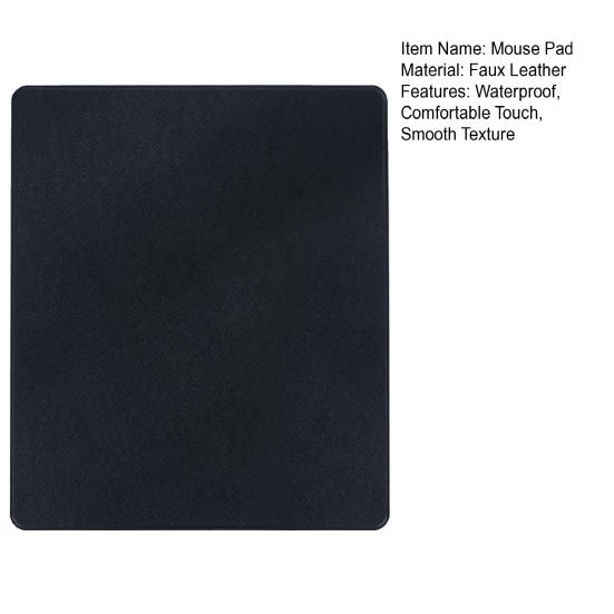 Mouse Pad Espessado Couro Sintético Economia de Mão de Obra