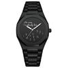 Men Watch Classic Business Arabic Digital Steel Strip Waterproof Luminous Wristwatch
