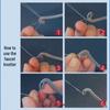 AA Stainless Steel Knot Tying Tool: Quickly Secure Leaders to Hooks for Black Pit Fishing.